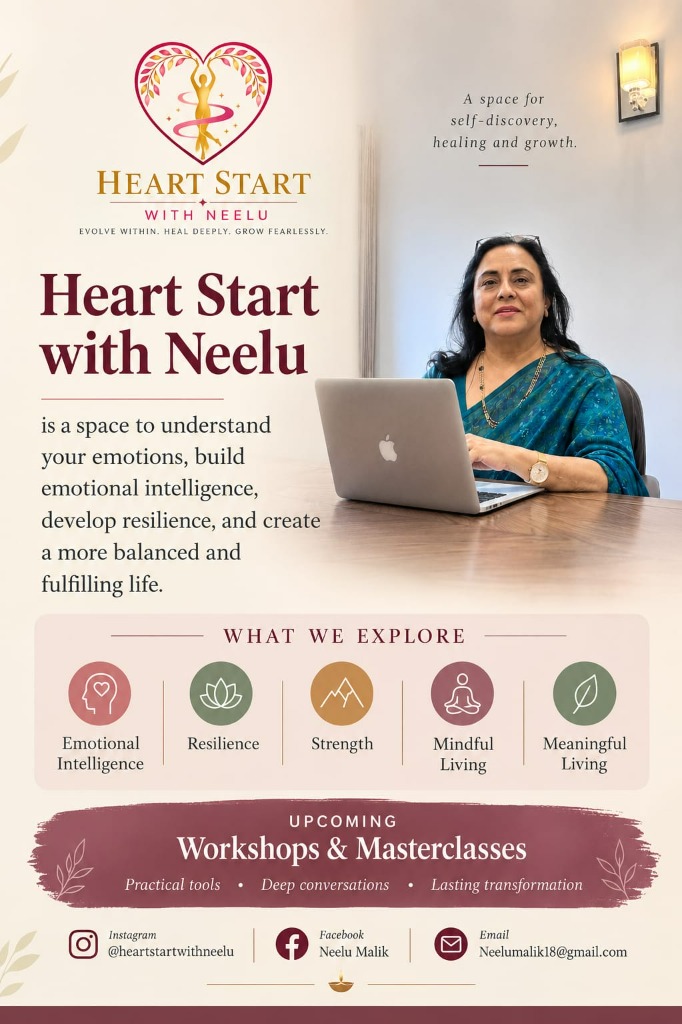 Neelu Malik at desk