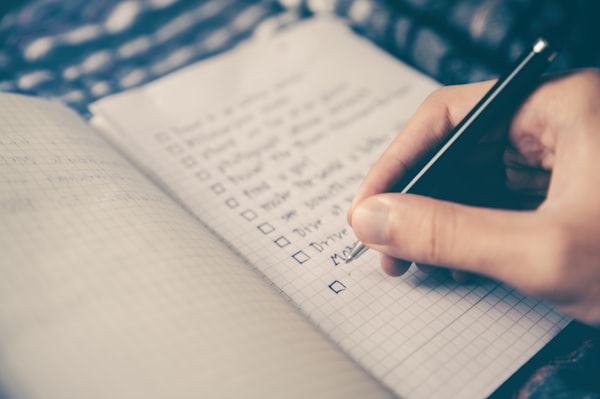 Habits planner notebook
